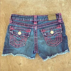 Girls True Religion shorts